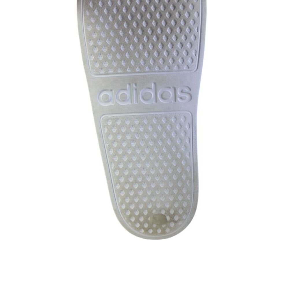 Adidas Womens Striped Slip On Casual Slides Light Blue Size 9 - Picture 5 of 5